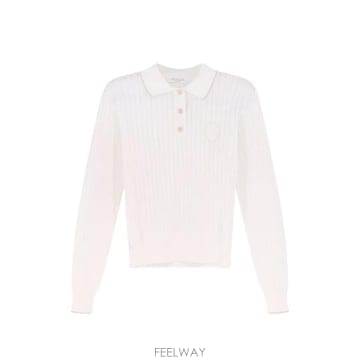 26FW 브루넬로 쿠치넬리 폴로 티셔츠 M19258205 CBD81 WHITE