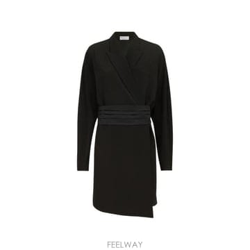 26FW 브루넬로 쿠치넬리 원피스 MA029A5554 C101 BLACK