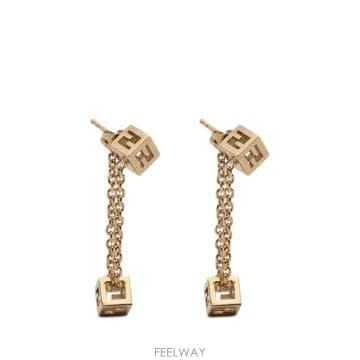 FENDI 26FW ��� �̾ B08 8AL585 F1XA5 GOLD26FW ��� �̾ B08 8AL585 F1XA5 GOLD