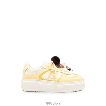 FENDI 26FW ��� ���� B180 8E8721 F1XHK YELLOW WHITE26FW ��� ���� B180 8E8721 F1XHK YELLOW WHITE