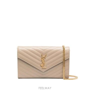 Saint Laurent 26FW ���ζ� ���� ī���� ü�� ���� 377828 BOW01 2721 NEUTRALS26FW ���ζ� ���� ī���� ü�� ���� 377828 BOW01 2721 