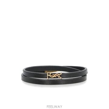Saint Laurent 26FW ���ζ� �극�̽��� 745602 BL40J 1000 BLACK GOLD26FW ���ζ� �극�̽��� 745602 BL40J 1000 BLACK GOLD