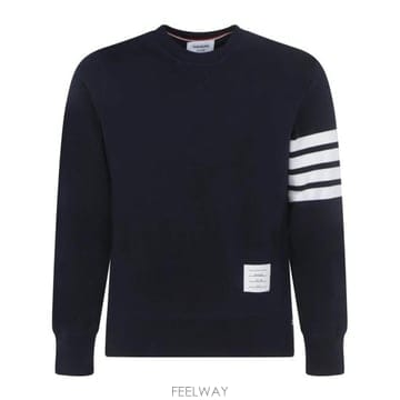 Thom Browne 27SS ����� �ΰ� ��ġ �����Ͼ�� 4�� ����Ʈ���� MJT021H 00535 461 BLUE WHITE27SS ����� �ΰ� ��ġ �����Ͼ�� 4�� ����Ʈ���� MJT0