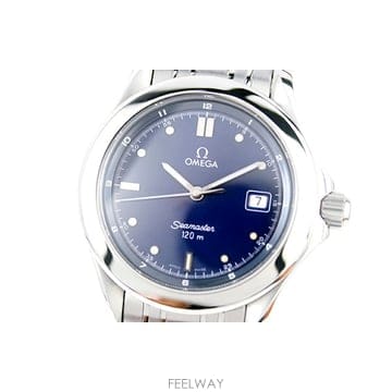 [방씨네 아빠시계]오메가 씨마스터 120 블루 원형 쿼츠