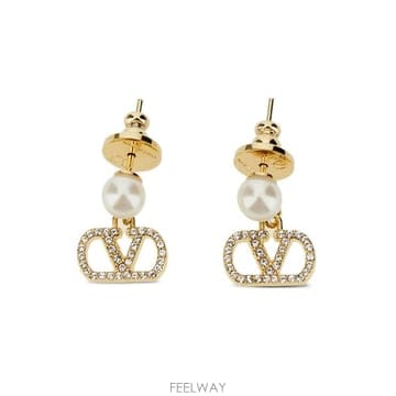 Valentino 26FW �߷�Ƽ�� ����ٴ� �̾ WJ0X81HJY CNP ORO CREAM CRYSTAL26FW �߷�Ƽ�� ����ٴ� �̾ WJ0X81HJY CNP ORO CREAM 