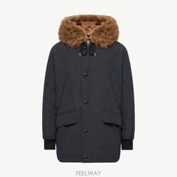 (국내A/S가능) 몽클레르 브레반트 후드 다운 파카 남성 다크블루 L20911C00018597TX778