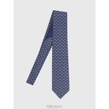 [A6] 페라가모 351389 남성 넥타이 351389-789828-BLU-ROYAL