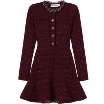 Self Portrait 26FW ���� ��Ʈ����Ʈ �̵� ���ǽ� 152S BU BURGUNDY26FW ���� ��Ʈ����Ʈ �̵� ���ǽ� 152S BU BURGUNDY