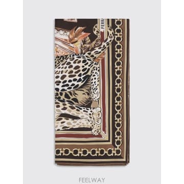 [A6] 페라가모 310241 여성 스카프 310241-795095-MARRONE