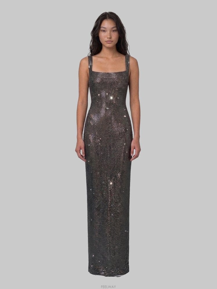 Self Portrait 26 F/W ���� ��Ʈ����Ʈ GUNMETAL ������ �ƽ� �巹�� WI B002249929526 F/W ���� ��Ʈ����Ʈ GUNMETAL ������ �ƽ� �巹�� WI 