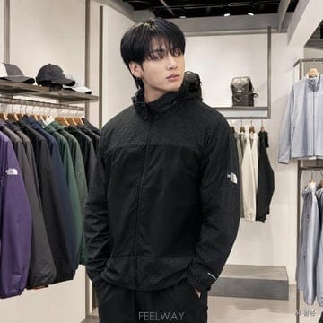 노스페이스 유럽판 HKE 하이크 유틸리티 윈드브레이커 바람막이 간절기 자켓 TNF 블랙