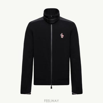 (국내A/S가능) 몽클레르 집업 터틀넥 스웨트셔츠 남성 블랙 L20978G0001880093999