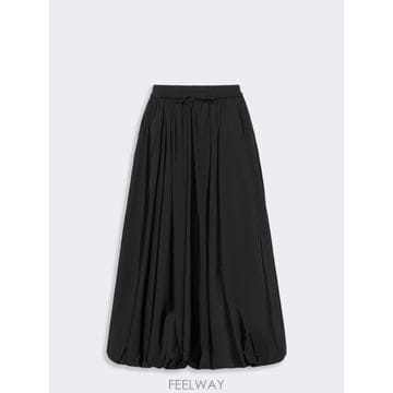 Max Mara 26FW �������� ��ĿƮ lunga in tela antigoccia   NERO WE51060661060026FW �������� ��ĿƮ lunga in tela antigoccia   NERO W