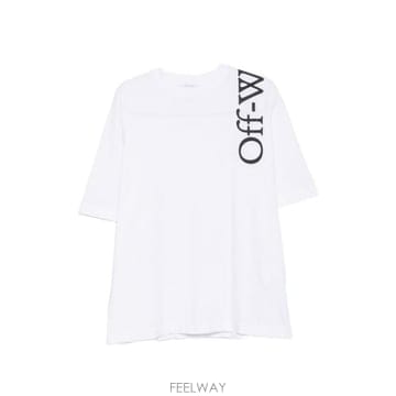Off White 26FW Off ȭ��Ʈ Vertical Bookish Skate ��ư T ���� OMAA120F26JER01026FW Off ȭ��Ʈ Vertical Bookish Skate ��ư T ���� OMA