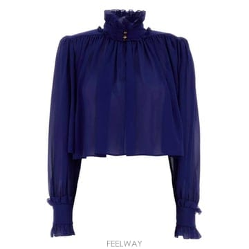 26SS 끌로에 크롭 블라우스 CH26SHT900024C8 TP578508666