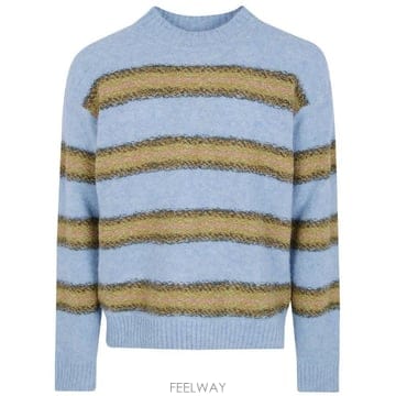 Dries Van Noten 스트라이프 크루넥 점퍼 2620212364755 514LIGHTBLUE TP97