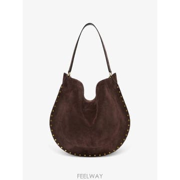 26 FW 이자벨마랑 오스칸 호보 소프트 스웨이드 카프스킨 숄더 백 PP0200FAB2C03M TP45975