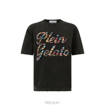 Philipp Plein 26 FW �ʸ��÷��� ũ������ ��� Ƽ���� PAFCWTK3946PJY002N TP45420349226 FW �ʸ��÷��� ũ������ ��� Ƽ���� PAFCWTK3946PJY00