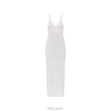 Balmain 26 FW �߸� ũ�μ� ��Ʈ V�� �ƽ� �巹�� HF1RN430KK02 TP45534937526 FW �߸� ũ�μ� ��Ʈ V�� �ƽ� �巹�� HF1RN430KK02 TP