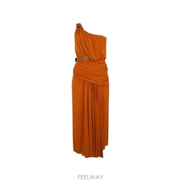 Alberta Ferretti 26 FW �˺���Ÿ�䷹Ƽ ��Ʈ ����� �̵� �巹�� A04410127 TP45544535026 FW �˺���Ÿ�䷹Ƽ ��Ʈ ����� �̵� �巹�� A04410127