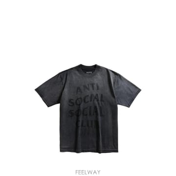 26 FW 안티소셜소셜클럽 Missing logo print washed T shirt MISSINGTEES