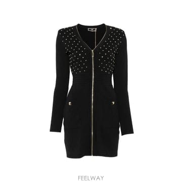 Elisabetta Franchi 26 FW Elisabetta Franchi ���͵� ��� ���̾Ƹ�� ���� �̴� �巹�� AM95B27E3 TP26 FW Elisabetta Franchi ���͵� ��� ���̾Ƹ�� ���� 