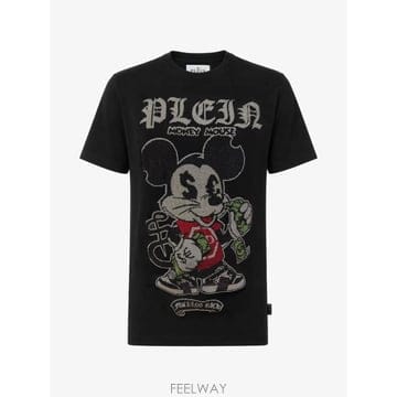 Philipp Plein 26 FW �ʸ��÷��� �Ӵ� ���콺 ���ν��� ��� Ƽ���� UAFCMTK9396PJY002N TP4597601826 FW �ʸ��÷��� �Ӵ� ���콺 ���ν��� ��� Ƽ���� UAFC