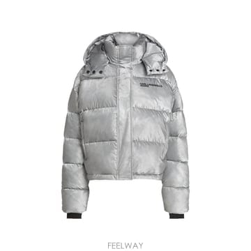 26 FW 칼라거펠트 메탈릭 이펙트 후드 패딩 재킷 B4W15059272 TP459798300