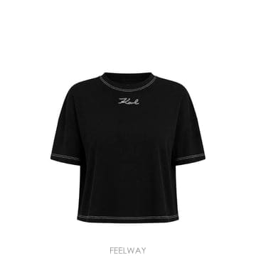 Karl Lagerfeld 26 FW Į�����Ʈ ��Ʈ��Ʈ ��Ƽġ �ΰ� �ڼ� Ƽ���� A3W17019999 TP45656830926 FW Į�����Ʈ ��Ʈ��Ʈ ��Ƽġ �ΰ� �ڼ� Ƽ���� A3