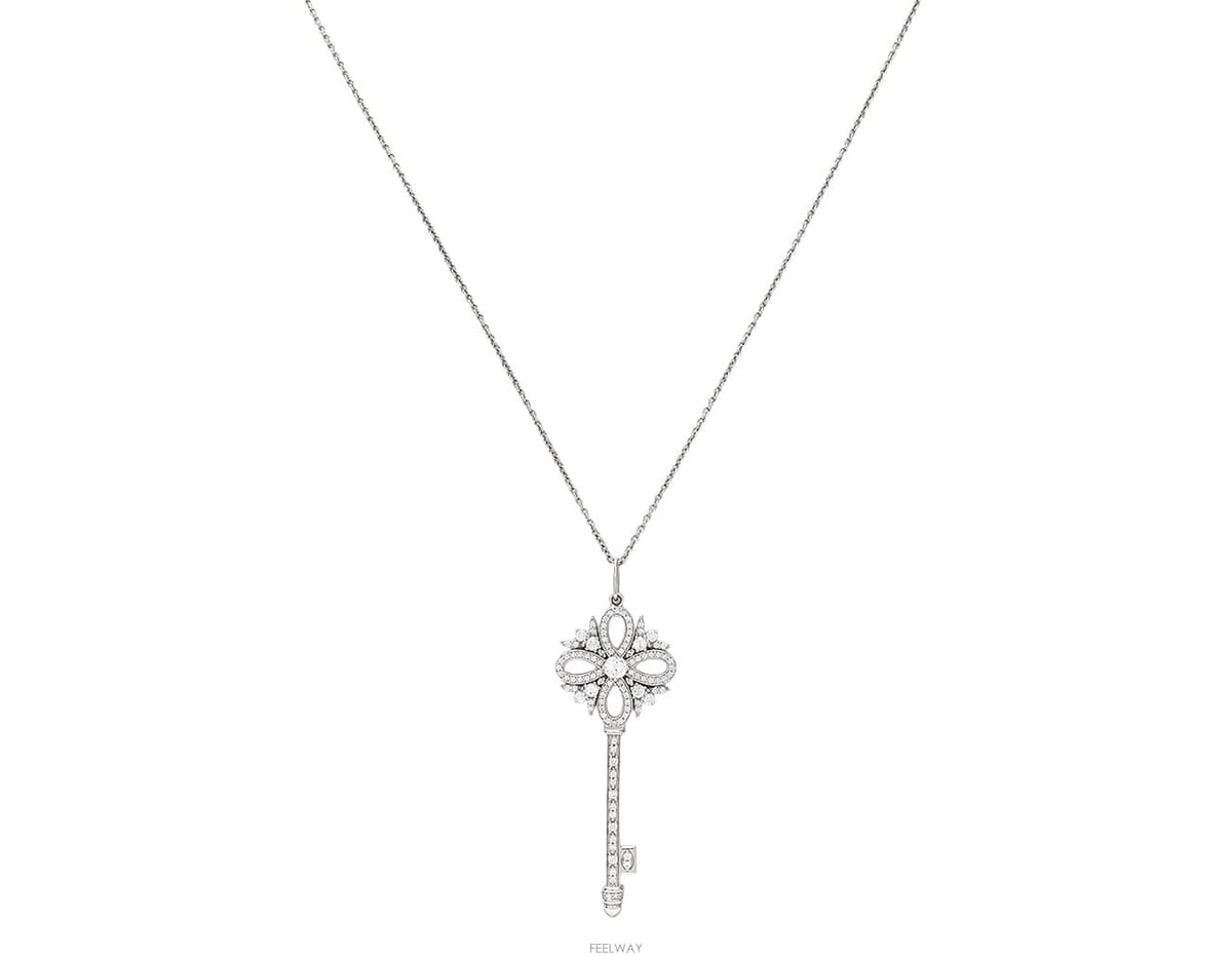 TIFFANY & Co [�׶��ĸ�] Ƽ�ĴϾ��� ���丮�� Ű ���Ʈ �÷�Ƽ�� ���̾Ƹ�� 78026[�׶��ĸ�] Ƽ�ĴϾ��� ���丮�� Ű ���Ʈ �÷�Ƽ�� ����
