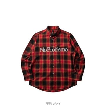 26 FW 에리스 노 프로블레모 플레이드 셔츠 NP4010506 TP459848234