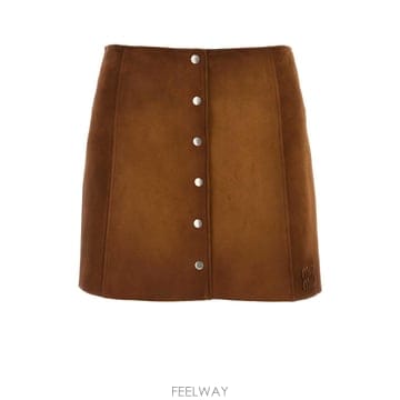 Miu Miu [X45]�̿�̿� MPD859SOOO19QL F0046 ���� ��ĿƮ ġ�� �� �̵� �̴Ͻ�ĿƮ Brown su[X45]�̿�̿� MPD859SOOO19QL F0046 ���� ��ĿƮ ġ�� ��