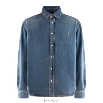 Saint Laurent [W63]���ζ� 862246Y20PA 5113 ���� ���� ���� CAMICIE[W63]���ζ� 862246Y20PA 5113 ���� ���� ���� CAMICIE