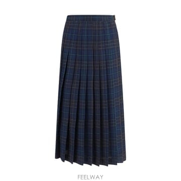 Burberry [K68]������ 8131308 C7157 ���� ��ĿƮ ġ�� �� �̵� �̴Ͻ�ĿƮ Pleated check wo[K68]������ 8131308 C7157 ���� ��ĿƮ ġ�� �� �̵� ��