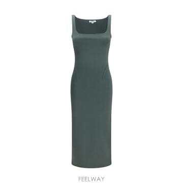 Alaia [K68]�˶��̾� AA9R3205K295D 606 ���� ���ǽ� �� �̵� �̴� �巹�� Fitted silk k[K68]�˶��̾� AA9R3205K295D 606 ���� ���ǽ� �� �̵� ��
