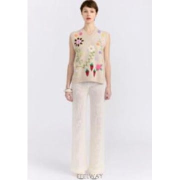 | Other Brand | [G95]Mandkhai FLORALVESTBEIGE ���� ��Ʈ Ǯ���� ������ ����� Knitwear[G95]Mandkhai FLORALVESTBEIGE ���� ��Ʈ Ǯ���� ������ 