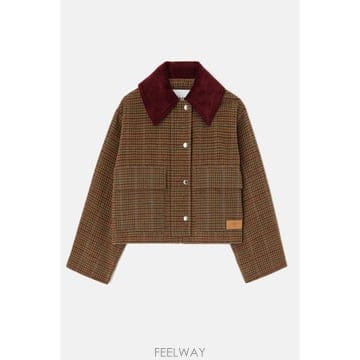 GANNI [G95]���� A1130027999 ���� ���� �������� �������� �е� ����Ʈ CHECK TWILL SHORT[G95]���� A1130027999 ���� ���� �������� �������� �е�