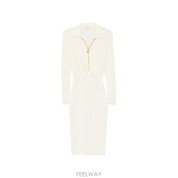 Elisabetta Franchi 26 FW Elisabetta Franchi �е�� ������ ��Ҹ� �̵� �巹�� AM19S66E2 TP459826 FW Elisabetta Franchi �е�� ������ ��Ҹ� �̵� ��