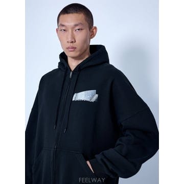 26 F/W 발렌시아가 라지 집업 후드 A009EA TVVE3 100 B0112500884