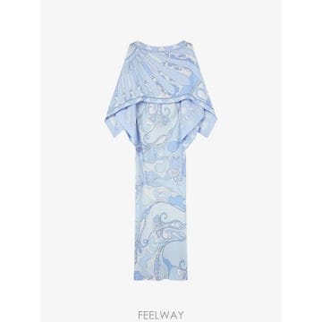 Emilio Pucci 26 FW PUCCI ��Ű�� �� �ַ��� ����Ʈ ������ ��ũ �巹�� 6HRI306H731 TP45453958026 FW PUCCI ��Ű�� �� �ַ��� ����Ʈ ������ ��ũ �巹��