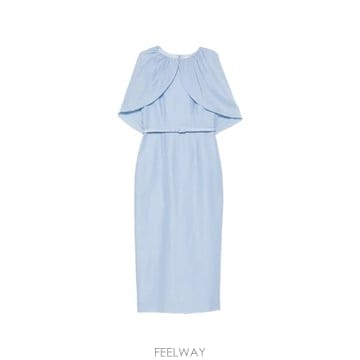 | Other Brand | 26 FW Roland Mouret belted cape detail midi dress RMRS25012M26 FW Roland Mouret belted cape detail midi dress RMRS