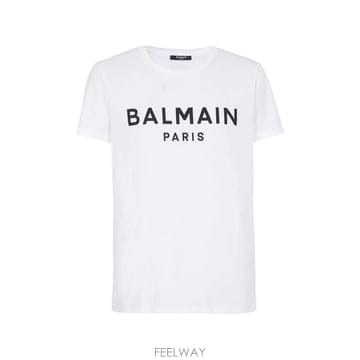 Balmain 26 FW �߸� logo print T shirt AH1EG000BB73 TP45980340226 FW �߸� logo print T shirt AH1EG000BB73 TP459803402