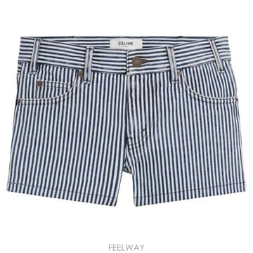 CELINE ���Ϲ߼� ������ Mini shorts in heavy stripe cotton���Ϲ߼� ������ Mini shorts in heavy stripe cotton