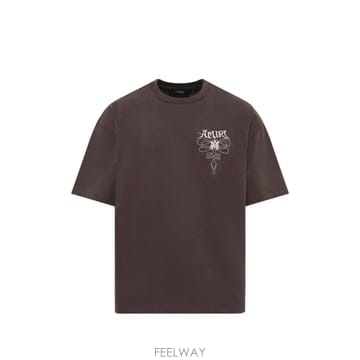 당일배송 아미리 로고 프린트 티셔츠