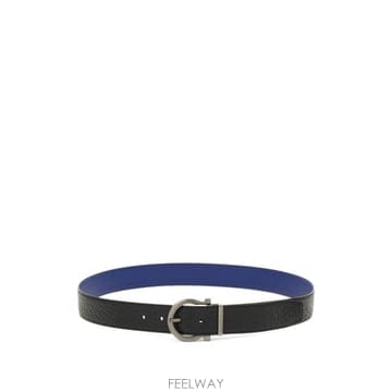 Ferragamo ���Ϲ�� ��󰡸� Gancini reversible pebbled leather belt���Ϲ�� ��󰡸� Gancini reversible pebbled leather b