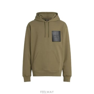당일배송 발망 레더 라벨 후디