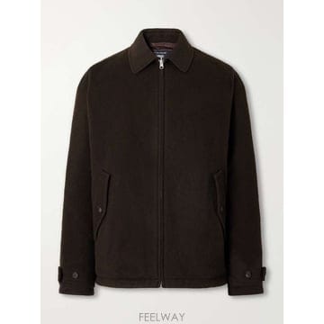 꼼데가르송 리버서블 패딩 브러쉬 울 & 퀼팅 쉘 블루종 자켓 HR- B0082501219