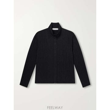 아워 레가시 SHRUNKEN PLISSEJERSEY 집업 가디건 M B0082501230