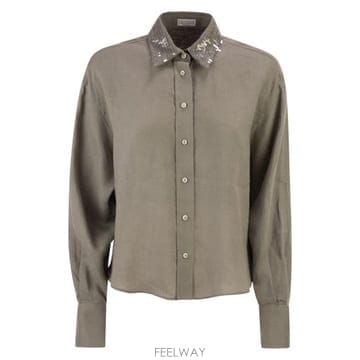 Brunello Cucinelli 26SS ���ڷ� ��ġ�ڸ� ���� MA698RH306 KHAKI26SS ���ڷ� ��ġ�ڸ� ���� MA698RH306 KHAKI