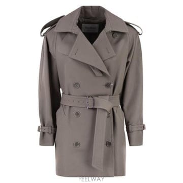 26SS 막스마라 카초 더블 브레스티드 트렌치 자켓 2611121103600 GREY